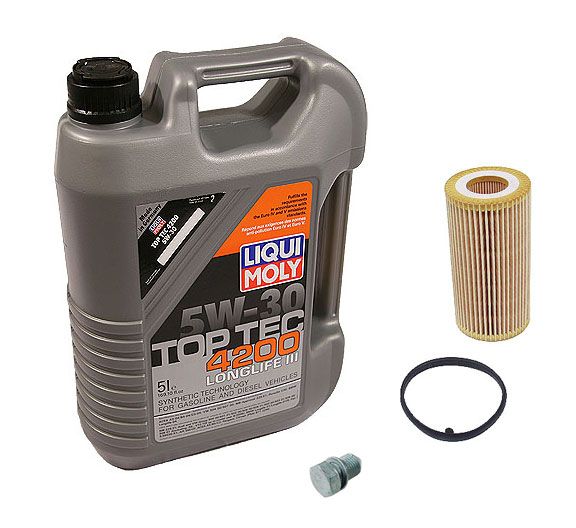 Liqui Moly Top Tec 4200 Oil Service Kit. GTI/GLI 2.0T. MK6 Golf R - vdubwarehouse.com