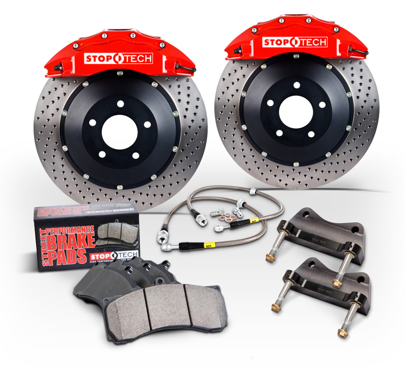 2002 2003 For Audi S6 w//1 PistonCaliper Coated Drilled Slotted Front Rotors
