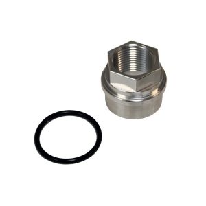 Block Breather Adapter, Audi/Volkswagen 1.8T, Billet Aluminum, Threaded 3/4" NPT