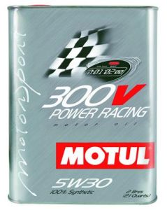 Motul 2L Synthetic-ester Racing Oil 300V POWER RACING 5W30