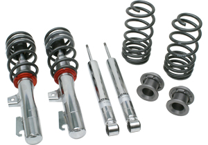 Koni Coilover Golf / GTI / Jetta V/VI 06-up 55mm Front Strut. Threaded adjustable front and rear.