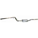 TT  2.25 Stainless Steel Cat Back, Jetta 2.0 93-2/96. Borla Stainless Muffler. (to chassis #1H-T-08