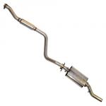 TT 2.25 Stainless Steel Cat Back, 16V Conversion Rabbit 75-84, Scirocco, Cabriolet, 75-early 84