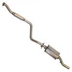 TT 2.25 Aluminized Cat Back, 16V Conversion Rabbit 75-84, Scirocco 75-83. Borla Stainless Muf