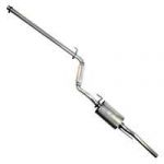 TT 2.25 Stainless Steel Cat Back, Passat 2.0-16V 90-92, Borla Stainless Muffler.