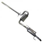 TT 2.5 Stainless Steel Cat Back, Passat VR6 95-97. Two Borla Stainless Steel Mufflers.