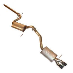 Jetta 6 2.0L 8v, 2.25" Stainless Steel Dual Borla Mufflers