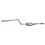 TT 2.25 Aluminized Cat Back, Jetta 2.0 3/96-99 (from chassis #1H-T-084 501). Borla Stainless Muffle