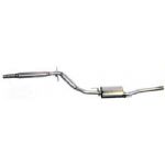 TT 2.5 Aluminized Cat Back, Jetta VR6 93-99, 2nd resonators. Borla Stainless Muffler.