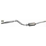 TT 2.5 Aluminized Cat Back, Jetta VR6 Conversion 85-92. Borla Stainless Muffler. (Specify if using