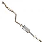 TT 2.25 Aluminized Cat Back, Jetta 80-84. Borla Stainless Muffler.