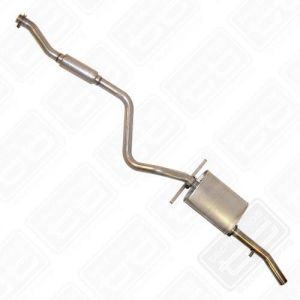 TT 2.25" Exhaust cat back '86-'89 Scirocco-16V w/Walker Dynomax Muffler