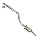 TT 2.50" Exhaust Corrado G60 w/ Stainless Borla Muffler