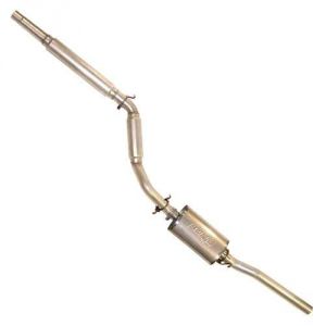 TT 2.5" Stainless Exhaust Jetta II '85-'92 (55mm cat) w/Borla