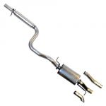 TT 2.5 Stainless Steel Cat Back, Golf VR6, 1.8T, TDI, 99 & up & Beetle. Borla Stainless Muffler.