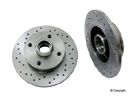 Solid Rotors, Rear Set. Cross Drilled, Zimmerman. 226mm x 10mm