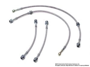 Neuspeed stainless steel brake lines. GTI / Rabbit / Jetta MK5 06-up. Specifically engineered, desig