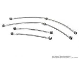 Neuspeed stainless steel brake lines. R32 MK5 08, Golf R MK6 12-up.