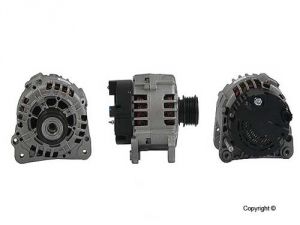 Alternator w/ Magnetic Pulley (Rebuilt). Golf/GTI/Jetta 00-05. Beetle 98-05. 120 Amp, 6 Groove Clutc