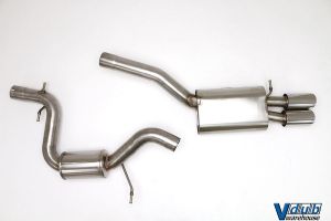 Billy Boat Cat Back Exhaust System (Round Tips). MK6 GLI