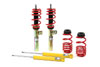H&R Coilover Kit. Rabbit/GTI MK5 2005-up.  05-07 Lowers Front 1.2 - 2.5, Rear 1 - 2.8. 08-up Lowers