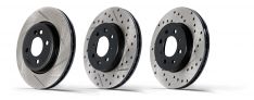Stoptech 272mm Rear Rotor Pair. (Blank, Slotted, Drilled, or Slotted/Drilled)