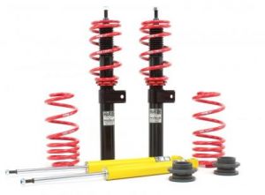 H&R Premium Coilover Kit. Rabbit/GTI MK5 2005-up. 05-07  Lowers Front 1.2 - 2.5, Rear 1 - 2.8. 08-up
